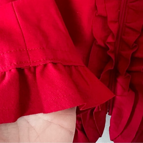 NWT INC International Concepts Ruffle Blazer in Deep Red size 2X - Picture 8 of 12